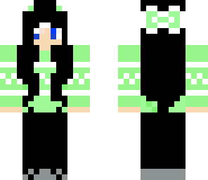 mint gree girl