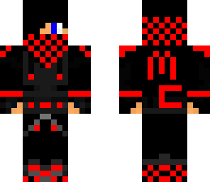 boy with headphones and black and red clothing