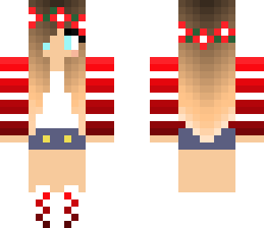 red hipster girl