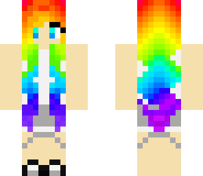 cool rainbow girl