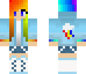 rainbow girl