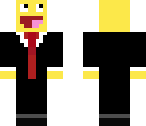 derp suit with a long tie