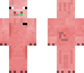 pig whit a headset