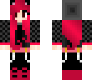 emo girl cat