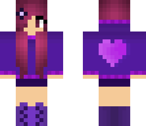 purple girl