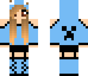 blue creeper girl