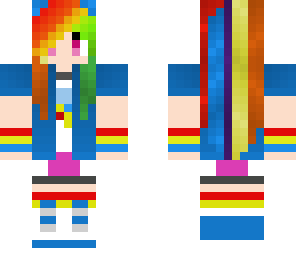 rainbow dash human