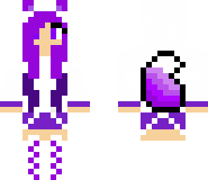 sweet purple girl