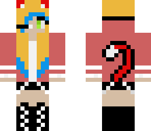 red cat girl