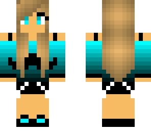aqua moustache ombre