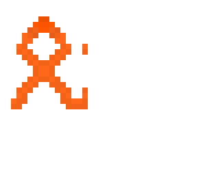 cancer ribbon - leukaemia