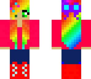 rainbow girl