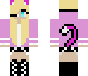 pink cat girl