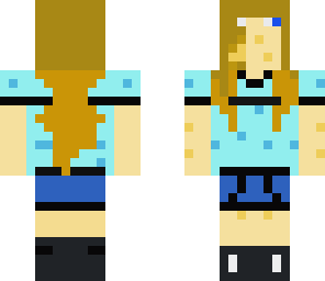 blue girl