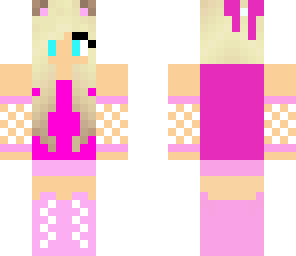 edit cat girl pink