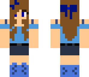 blue girl