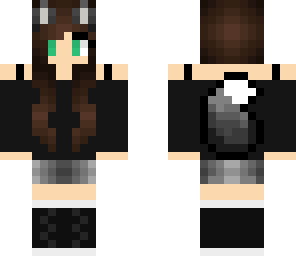 brown hair wolf girl