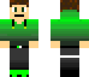 green hoodie boy