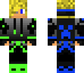 blue and green box
