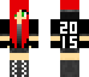 red head green eyes with 2015