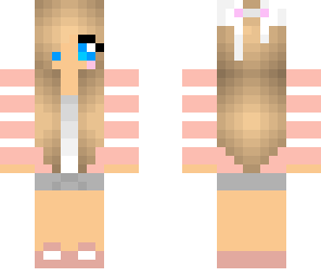 pink sugar stripes girl