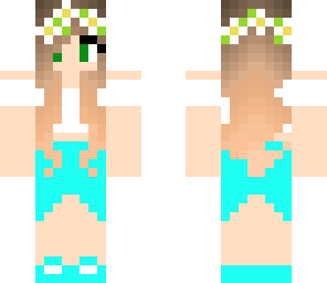 tropical crop top girl