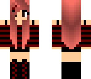 cute red headphones girl