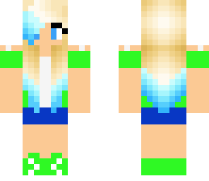 blond summer girl