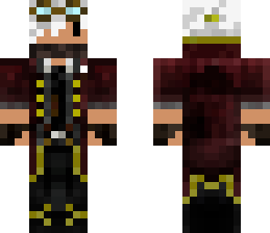 white hair emo steam punk boy