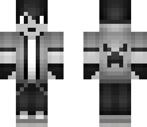 black and white boy
