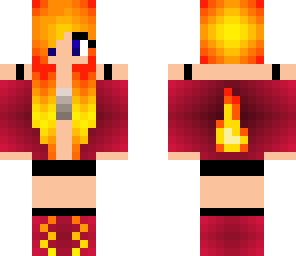 flame girl