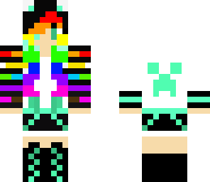 rain bow girl