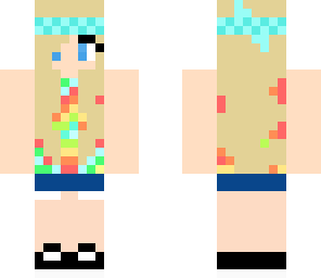 blonde tye die girl