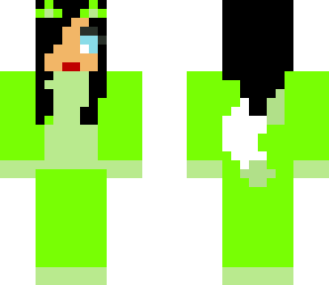 green fox girl