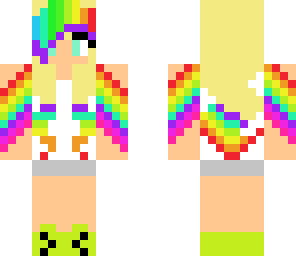 rainbow girl