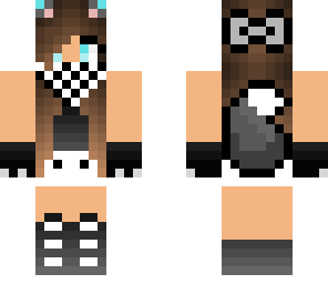 blu ninja wolf girl