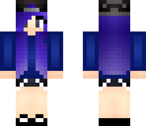 blue punk chick