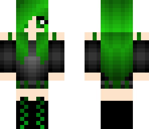 green gamer girl