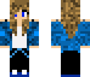 cool blue tomboy