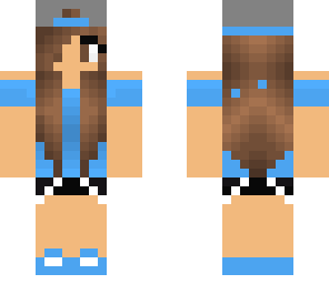 cute blue tomboy