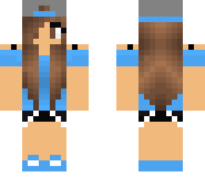 blue tomboy girl