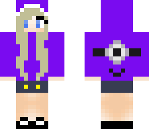 purple minion girl
