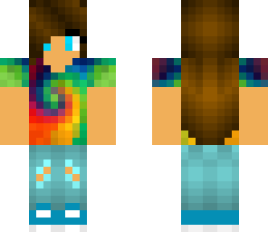 tie dye girl