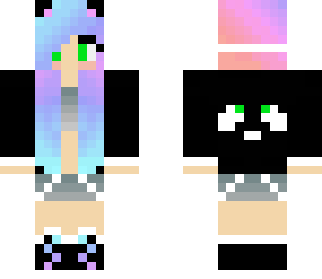 rainbow panda girl