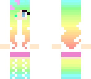 rainbow hair'd girl