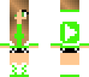 green youtube skin