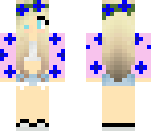 blue girl
