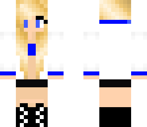 blue girl