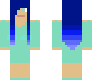 blue girl