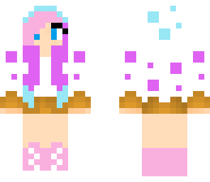 cotton candy cake girl